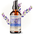 Motherlove Birth & Baby Oil (2 Onzas) Aceite Suave Con Infu.