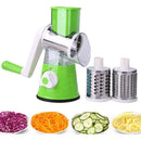 Espiralizador Y Rallador Con 4 Cuchillas De Acero Verde