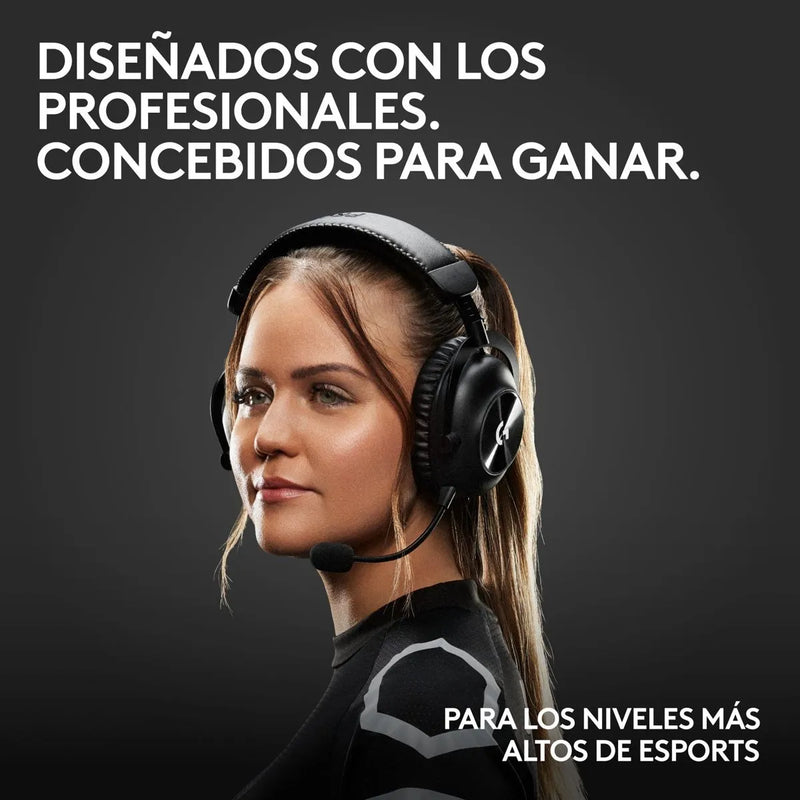 Diadema Gamer Logitech G Pro X 2 Wht, Lightspeed / Bluetooth Negro