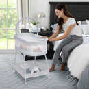 Cesta Delta Para Niños Curve, Blanco/gris, Con Barra Para Ju