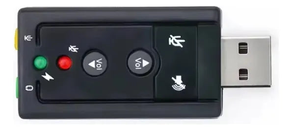 Tarjeta De Sonido Externa Usb 7.1 Adaptador Audio Microfono