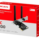 Adaptador De Red Pcie Wifi Bluetooth Ac1200, Mercusys Ma30e