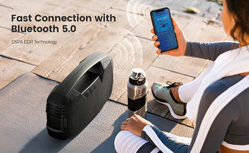 Bafle Bluetooth A Prueba De Agua Sumergible Nivel Ipx7 40w Negro