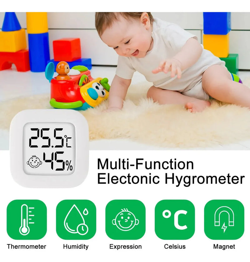 Mini Termómetro Monitor Digital Higrómetro Para Interiores