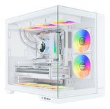 Sevenhero H602 Atx Funda Para Pc Con 5 Ventiladores Argb De