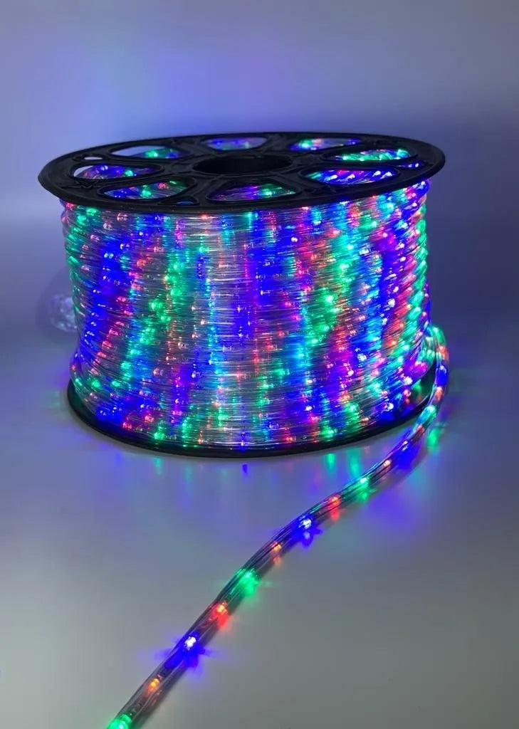 Manguera Led 3 Vias Luces Navideñas X 20mt Multicolor