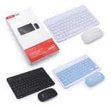 Kit Teclado Mouse Ultra Slim Inalambrico 2.4ghz Win Mac Bt Teclado Blanco