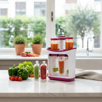 Dispensador Compota Bolsa Estación Papilla Bebe Extractor