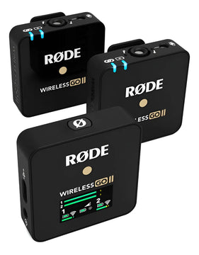 Micrófonos Rode Wireless GO II Condensador Omnidireccional color negroS