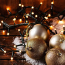 Instalación Navideña Decoración 300 Luces Cálidas Arbolito