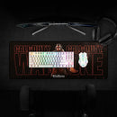 Pad Mouse Gaming Xxl Cod Warzone Extra Largo Speed 80x30cm Negro/naranja