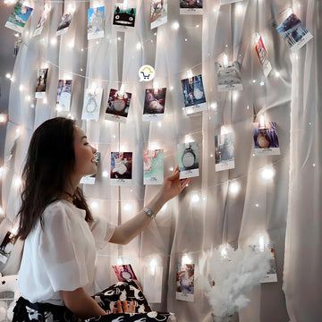Luz Led Pinza Fotos X20 Luces Gancho Extensión 3m Xwd47 Baterías