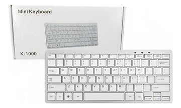 Teclado Alámbrico Aaa-1000 Compatible Con Windows Y Mac Color del teclado Negro