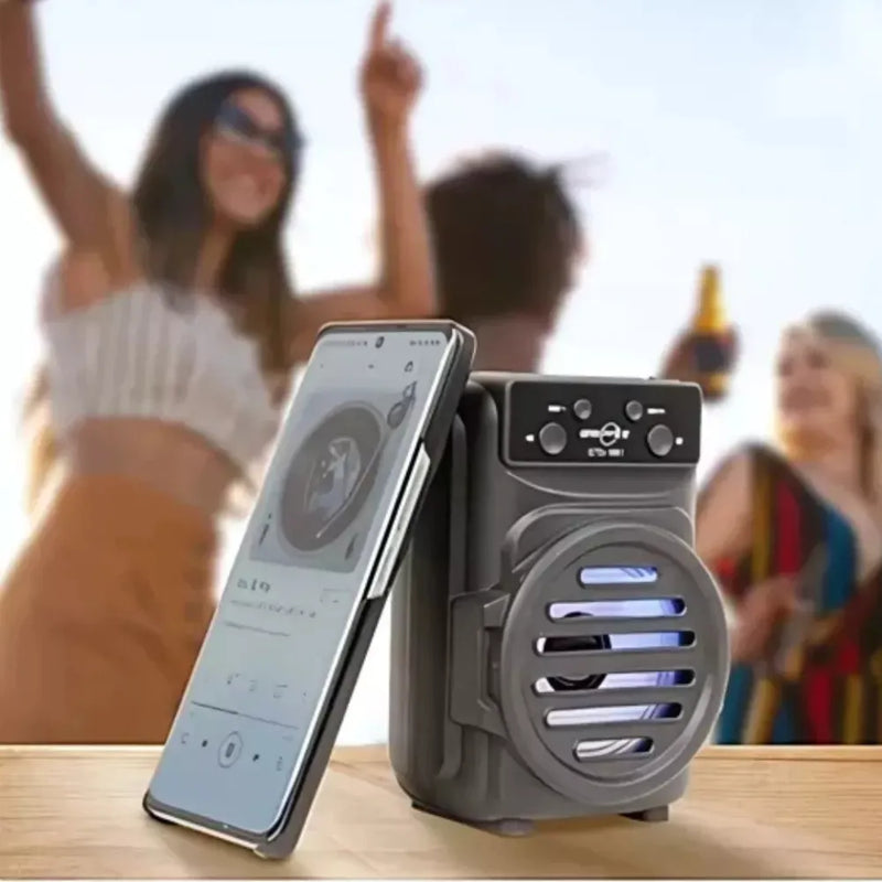 Parlante Portátil Inalámbrico Bluetooth Fm Tf Recargable Rgb