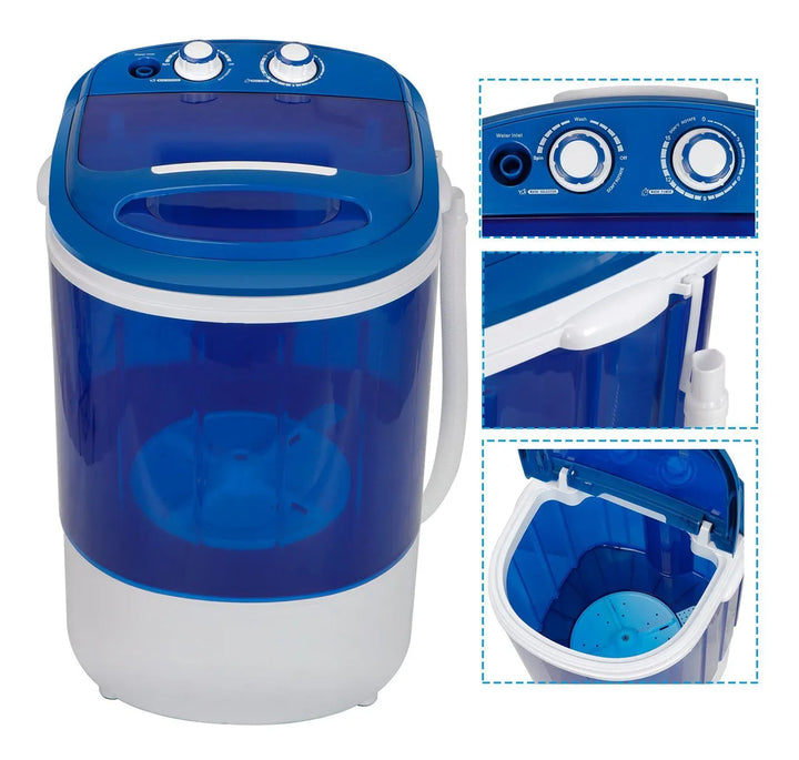 Mini Lavadora 9 Lb Segawe Compacta Y Portátil Para
