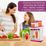 Dispensador Compota Bolsa Estación Papilla Bebe Extractor
