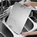 Tabla Corta Acero Inox Rectangular 34x23 Cm Tcaai Gris