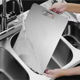 Tabla Corta Acero Inox Rectangular 34x23 Cm Tcaai Gris