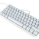 Teclado VSG QWERTY Kailh Brown español latinoamérica color blanco con luz RGB