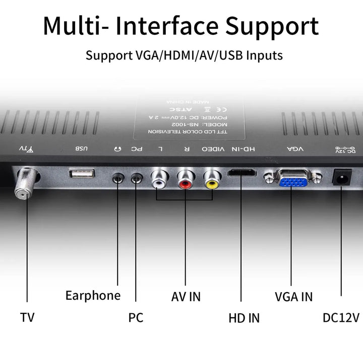 Tv De 17 Pulgadas Pantalla Plana Sintonizador Digital Hdmi U