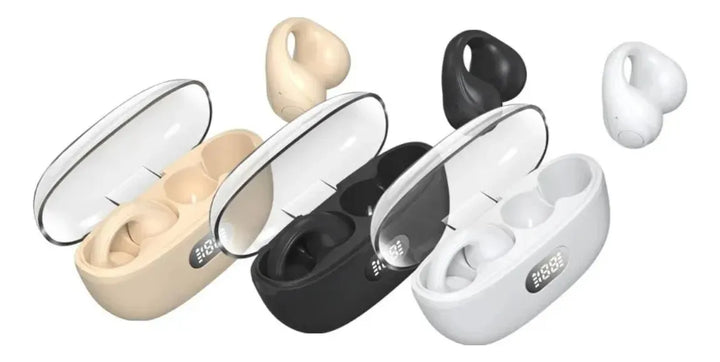 Audifono De Conduccion Osea Con Diseño Earcuff Blanco