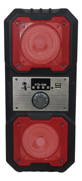 Parlante Bocina Altavoz Inalámbrico Bluetooth Portátil Luces