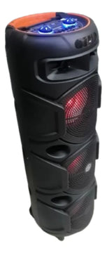 Parlante Torre De Sonido Sonivox Vs-ss305, 3 Bajos De 8 Pulg Negro