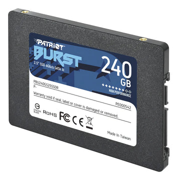 Disco sólido interno Patriot Burst PBU240GS25SSDR 240GB negro