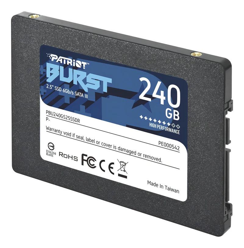 Disco sólido interno Patriot Burst PBU240GS25SSDR 240GB negro
