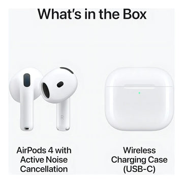 Apple AirPods 4ta Generación con Cancelación de Ruido Color Blanco
