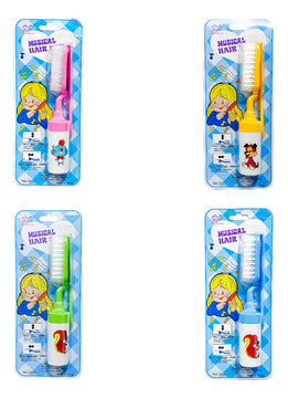 Cepillo Y Peine Para Bebe Music Color Azul