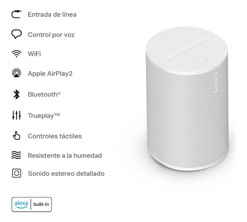 Parlante Bluetooth Wifi Sonos Era 100 Color Blanco