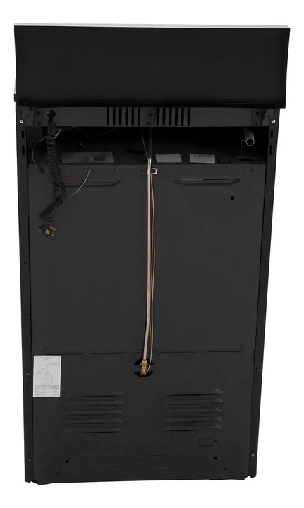 Estufa De Piso Con Horno Abba 4 Pts Gn Ag101-5n Negro