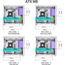 Jonsbo D41 Mesh Sc Carcasa Para Computadora Atx Con Pantalla