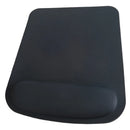 Pad Mouse Negro Cuadrado Acolchado En Espuma Viscoelastica