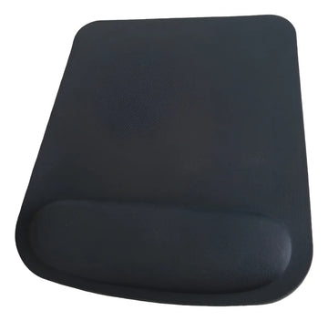 Pad Mouse Negro Cuadrado Acolchado En Espuma Viscoelastica
