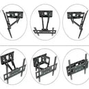 Soporte De Tv Pared Doble Brazo Articulado 32 -70 60 K Negro