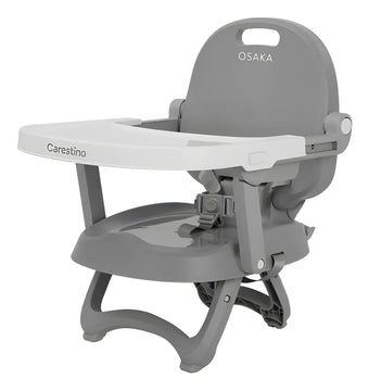 Carestino Silla De Comer Osaka Booster Color Gris