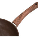 Sartén 24 Cm Bronce Free Home Antiadherente Tapa De Vidrio