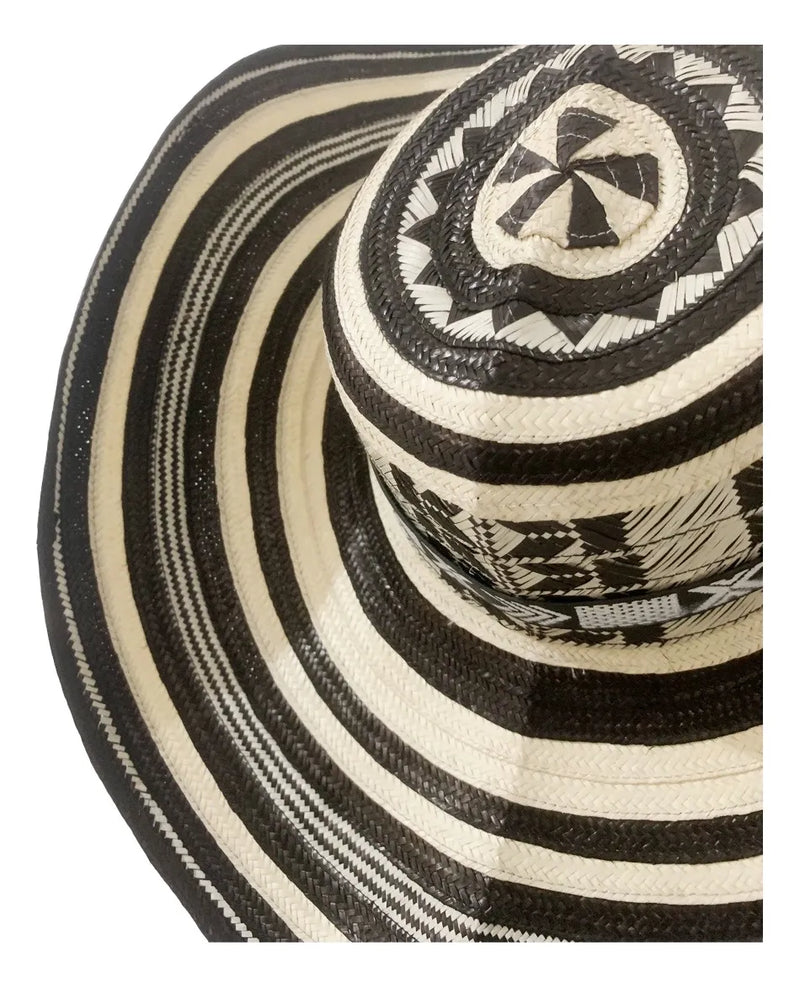 Sombrero Vueltiao Quinceano (15 Vueltas) Original Marrón Claro M