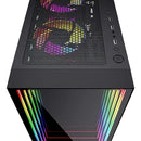 Bgears B-optillusion Caja Atx Para Gaming, Panel Frontal