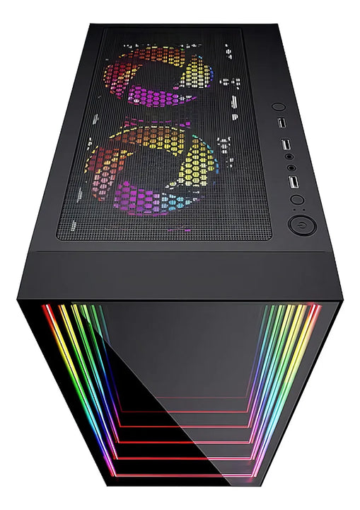 Bgears B-optillusion Caja Atx Para Gaming, Panel Frontal