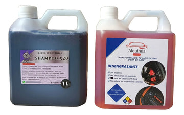 1 Litro Shampoo X20 Ph Neutro 1 Litro De Desengrasante