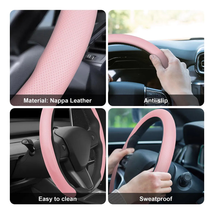 Funda De Volante Nappa 15 Ultra Elegante Y Antideslizante