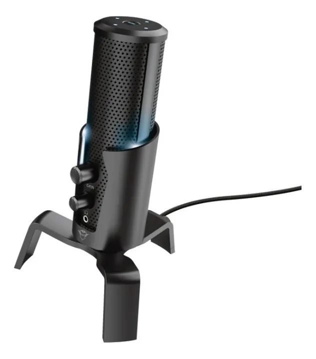 Microfono Trust Fyru 4in1 Streaming Mic Gxt258 Color Negro