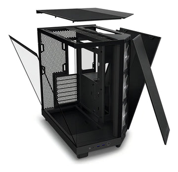 Gabinete Nzxt H6 Flow Rgb Negro Cc-h61fb-r1 3 Fan Rgb Atx