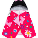 Toalla Con Capucha Disney Para Niña Minnie Mouse Rosa Chicle