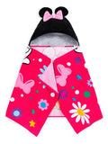 Toalla Con Capucha Disney Para Niña Minnie Mouse Rosa Chicle