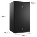 Minibar Electrolux frost 90L 1 puerta negro ERD090G3HWB