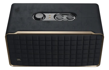 Parlante JBL Authentics 500 JBLAUTH500BLKAM portátil con bluetooth y wifi negra